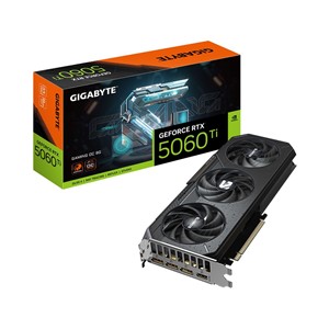 GIGABYTE GeForce RTX 5060 Ti GAMING OC 8G Graphics Card - 8GB GDDR7, 128bit, PCI-E 5.0, 2647MHz Core Clock, 3 x DisplayPort, 1 x HDMI, GV-N506TGAMING OC-8GD
