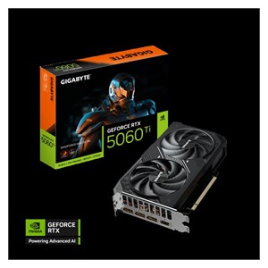 GIGABYTE GeForce RTX 5060 Ti Windforce MAX OC 8G, 8GB GDDR7, PCI-E 5.0 graphics card