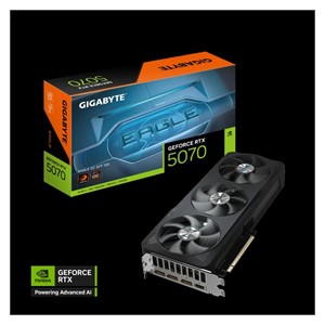 GIGABYTE GeForce RTX 5070 EAGLE OC SFF 12G graphics card, 12GB GDDR7, PCI-E 5.0