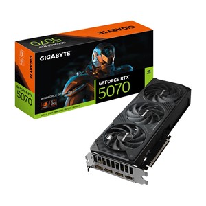 GIGABYTE GeForce RTX 5070 WINDFORCE OC SFF 12G Graphics Card - 12GB GDDR7, 192bit, PCI-E 5.0, 2542 MHz Core Clock, 3 x DP 2.1a, 1 x HDMI 2.1b, NVIDIA DLSS 4, GV-N5070WF3OC-12GD