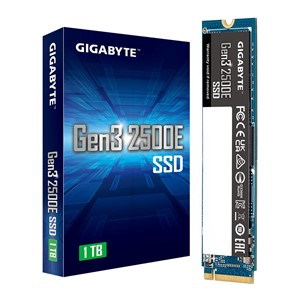 GIGABYTE Gen3 2500E SSD 1TB M.2 PCI Express 3.0 NVMe 3D NAND