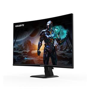 GIGABYTE GS27FC 27" FHD Curved Gaming Monitor - 1920 x 1080(FHD), 180Hz, 1, 250 cd/m2, FreeSync Premium, HDR Ready, HDMI 2.0, Displayport 1.4 2