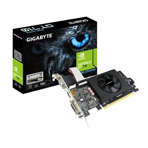 Gigabyte | GV-N710D5-2GIL | NVIDIA | 2 GB | GeForce GT 710 | GDDR5 | DVI-D ports quantity 1 | HDMI ports quantity 1 | PCI-E 2.0 x 8 | Memory clock speed 5010 MHz | Processor frequency 954 MHz | VGA (D-Sub) ports quantity