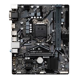 GIGABYTE H410M H V2 Motherboard - Supports Intel Core 10th CPUs, up to 2933MHz DDR4 (OC), 1xPCIe 3.0 M.2, GbE LAN, USB 3.2 Gen 1 4