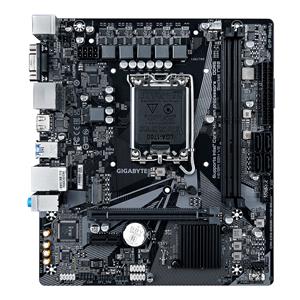 GIGABYTE H610M S2H V2 Motherboard - Supports Intel Core 14th CPUs, 4+1+1 Hybrid Phases Digital VRM, up to 5600MHz DDR5, 1xPCIe 3.0 M.2, GbE LAN, USB 3.2 Gen 1 4