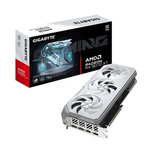 GIGABYTE Radeon RX 9070 XT GAMING OC ICE 16G Graphics Card - 16GB GDDR6, 256bit, PCI-E 5.0, 3060 MHz Core Clock, 2 x DisplayPort, 2 x HDMI, GV-R907XGAMINGOCICE-16GD