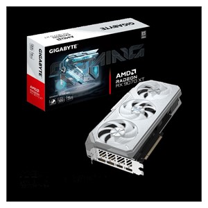 GIGABYTE Radeon RX 9070 XT GAMING OC ICE 16G graphics card, 16GB GDDR6, PCI-E 5.0