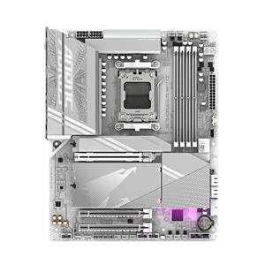 GIGABYTE X870 AORUS ELITE WIFI7 ICE Motherboard - Supports AMD Ryzen 9000 CPUs, 16+2+2 Phases Digital VRM, up to 8000MHz DDR5 (OC), 3xPCIe 5.0 + 1xPCIe 4.0, Wi-Fi 7, 2.5GbE LAN, USB 4 3