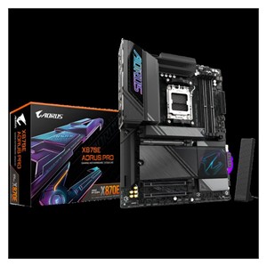 GIGABYTE X870E AORUS PRO, DDR5, SATA3, USB4, DP, 2.5GbE, WiFi 7, AM5 ATX