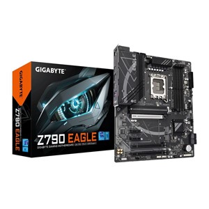 GIGABYTE Z790 EAGLE Motherboard - Supports 14th Gen. Intel Core CPUs, 12+1+1 phases VRM, up to 7600MHz DDR5 (OC), 3xPCIe 4.0 M.2, 2,5GbE LAN, USB 3.2 Gen 2