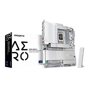 GIGABYTE Z890 AERO D Motherboard - Supports Intel Core Ultra (Series 2) CPUs, 16+1+2 phases VRM, up to 9500MHz DDR5 (OC), PCIe 5.0 M.2, Wi-Fi 7, Thunderbolt 5
