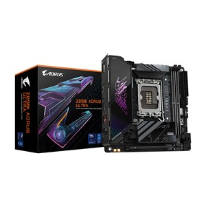 GIGABYTE Z890I AORUS ULTRA Motherboard - Supports Intel Core Ultra (Series 2) CPUs, 8+1+2 phases VRM, up to 8800MHz DDR5 (OC), 1xPCIe 5.0 + 1xPCIe 4.0, Wi-Fi 7, 2.5GbE LAN, Thunderbolt 4