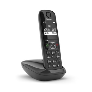 Gigaset AS690 Analog /DECT telephone Caller ID Black