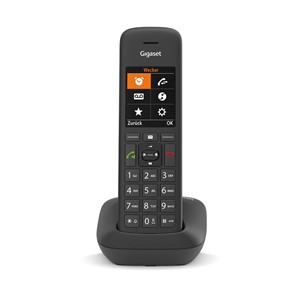 Gigaset C575 Analog /DECT telephone Caller ID Black
