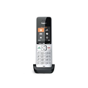 Gigaset COMFORT 500HX Analog /DECT telephone Caller ID Black, Silver