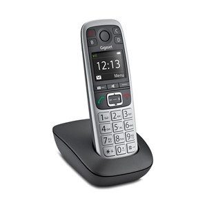 Gigaset E560 Analog /DECT telephone Black, Silver
