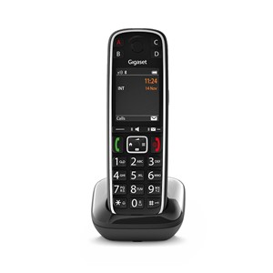 Gigaset E720 Analog /DECT telephone Caller ID Black