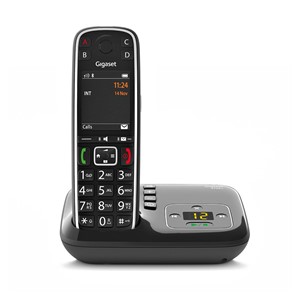 Gigaset E720A Analog /DECT telephone Caller ID Black