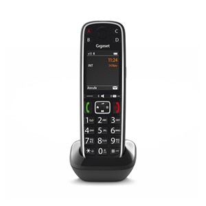 Gigaset E720HX Analog /DECT telephone Caller ID Black