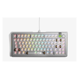 Glorious Gaming GMMK 3 PRO 75% Barebones Wired Silver - US
