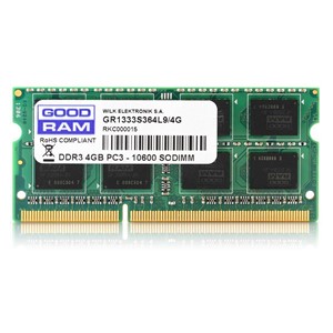 Goodram 4GB DDR3 PC3-12800 memory module 1600 MHz