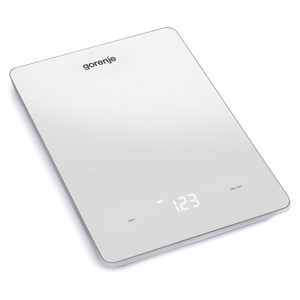 Gorenje KT10LBW White Countertop Rectangle Electronic kitchen scale