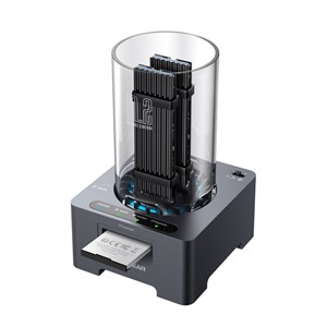 GRAUGEAR G-M2DK-CR-10G storage drive docking station USB 3.2 Gen 2 (3.1 Gen 1) Type-C Grey