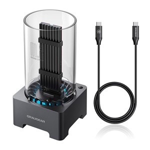 GRAUGEAR G-M2DK-U4-40G storage drive docking station USB 3.2 Gen 2 (3.1 Gen 2) Type-C Grey