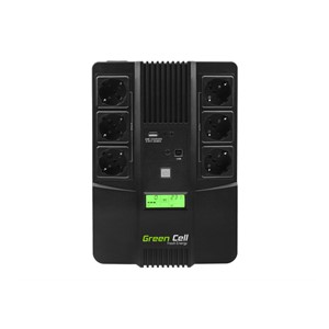 Green Cell AiO 800VA LCD Line-Interactive 0.8 kVA 480 W 6 AC outlet(s)