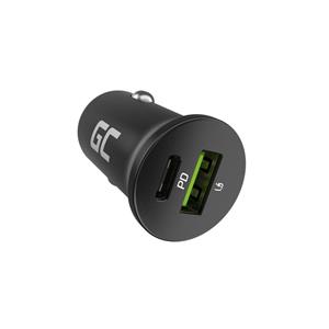 Green Cell GC PowerRide Nano38 38W 6A 1x USB-C 1x USB-A car charger
