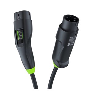 Green Cell Habu EVGC01 Mobile EV charger for electric vehicles 11 kW 7 m Type 2 CEE Wallbox Black