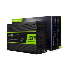 Green Cell INV11 power adapter /inverter Auto 2000 W Black