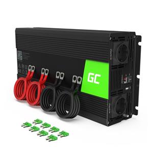 Green Cell INV12 power adapter /inverter Auto 3000 W Black
