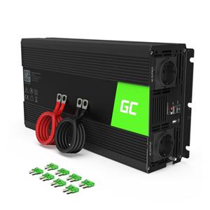 Green Cell INV19 power adapter /inverter Auto 1500 W Black