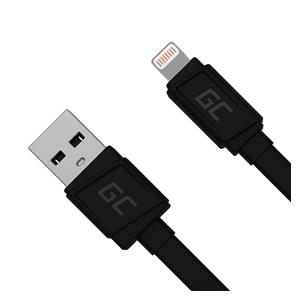 Green Cell KABGC02 lightning cable 0.25 m Black