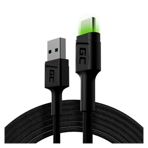 Green Cell KABGC13 USB cable USB 2.0 2 m USB A USB C Black