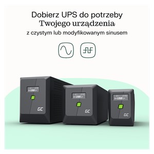 Green Cell uninterruptible power supply (UPS) Line-Interactive 0.75 kVA 480 W 4 AC outlet(s)