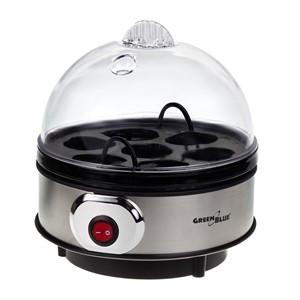 GreenBlue automatic egg cooker, 400W power, up to 7 eggs, measuring cup, 220-240V~, 50 Hz, GB572