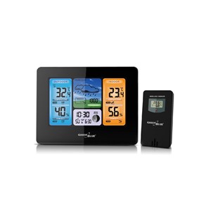 Greenblue GB526 digital weather station Black Battery