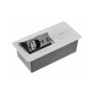 GTV AVARO PLUS built-in socket, silver