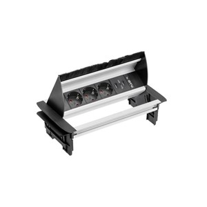 GTV built-in socket for offices 3x 230V + 2x USB