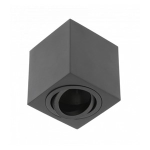 GTV ceiling lamp AVEIRO BIS 1xGU10 230V IP20 square, black