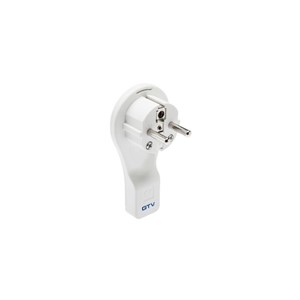 GTV flat plug for cable 16A /250V, white