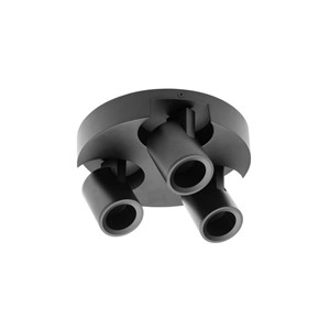 GTV spotlight BLINK 3xGU10 220V, black