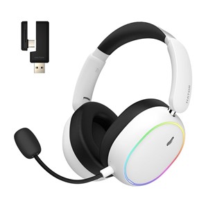 HATOR Phoenix 2 Wireless Headset Wired & Wireless Head-band Gaming USB Type-C /USB Type-A Bluetooth White