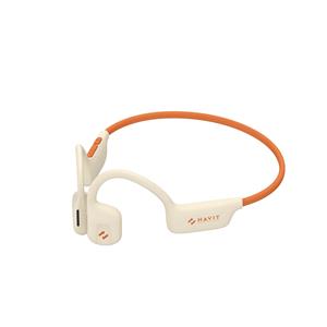 Havit E510BT Freego1 Air – Open Ear Air Conduction Headphones, beige