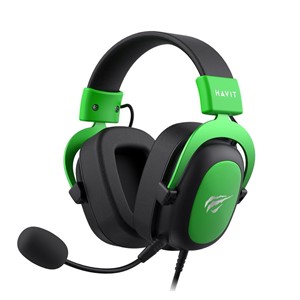 Havit H2002d Headset Wired Head-band Gaming Black, Green