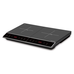 Heinrich's HDI 8862 Freestanding induction hob 2 burners black