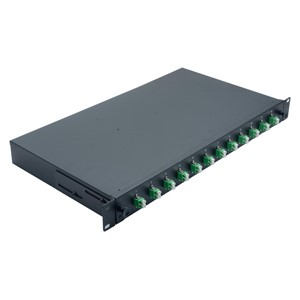 Helos 375553 rack cabinet 1U Black