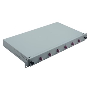 Helos 375556 rack cabinet 1U Grey